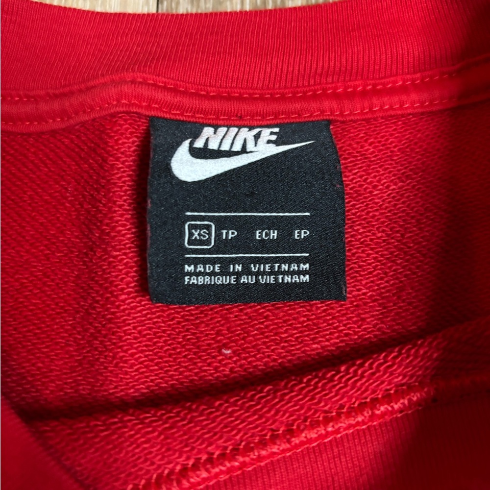 Nike Red & Cheetah Sweatshirt - Picture 3 of 3